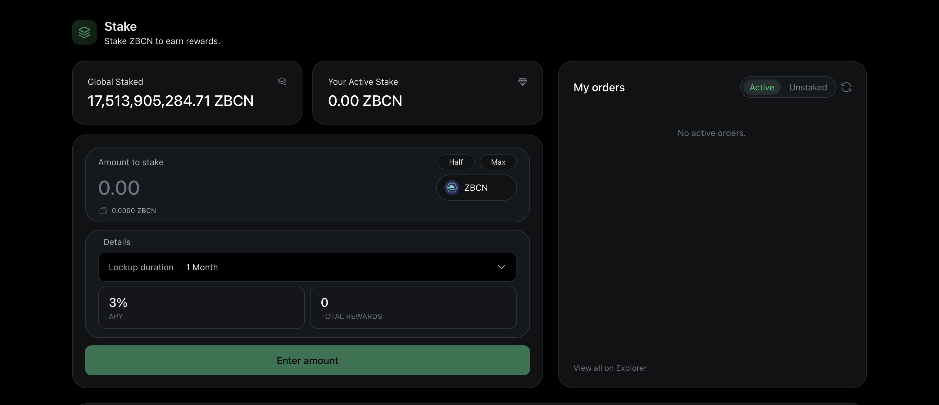 Zebec Staking